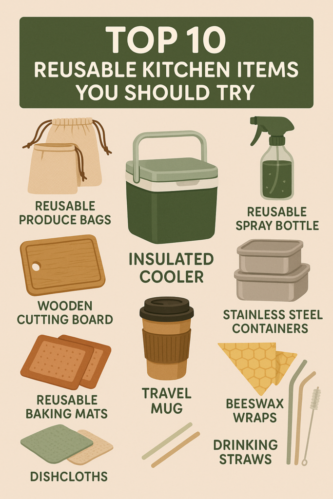 Top 10 Reusable Kitchen Items You Should Try