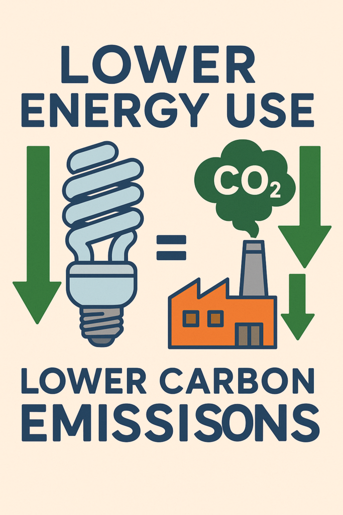 How Lower Energy Use = Lower Carbon Emissions