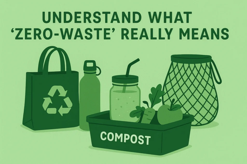 First, Understand What “Zero-Waste” Really Means