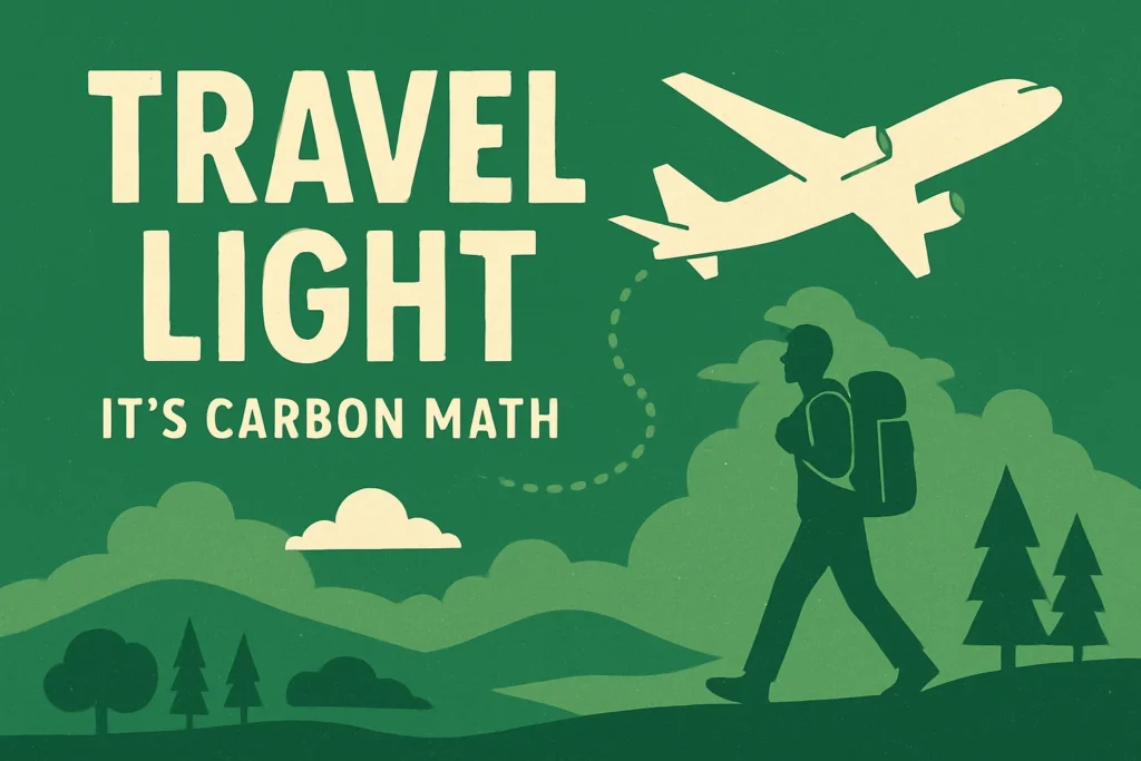 Travel Light — It’s Carbon Math