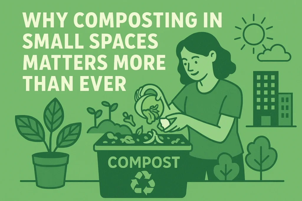 Why Composting in Small Spaces Matters More Than Ever
