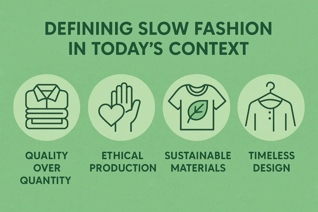Defining Slow Fashion in Today’s Context
