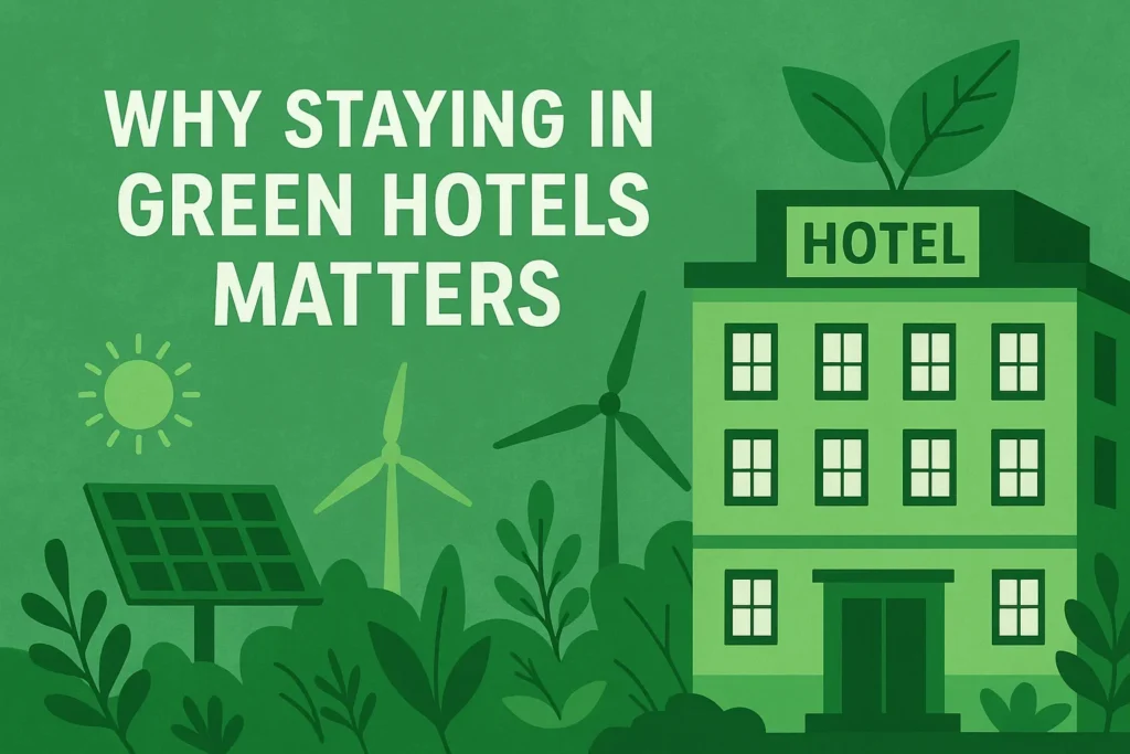 Why Staying in Green Hotels Matters