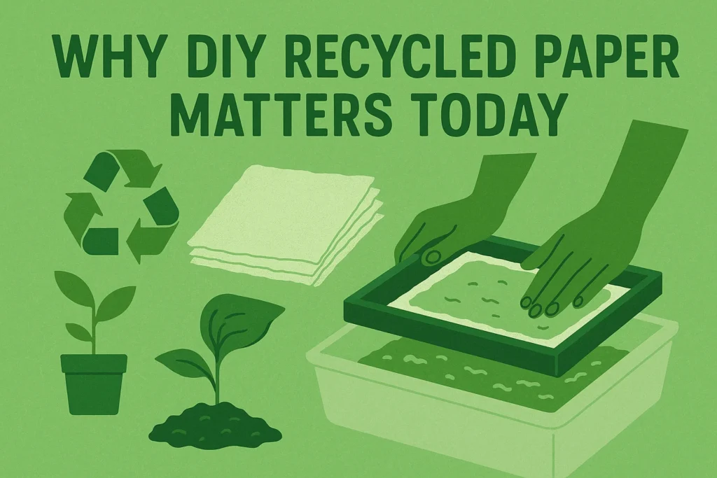 Why DIY Recycled Paper Matters Today