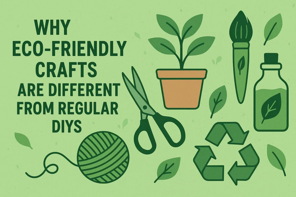 Why Eco-Friendly Crafts Are Different from Regular DIYs