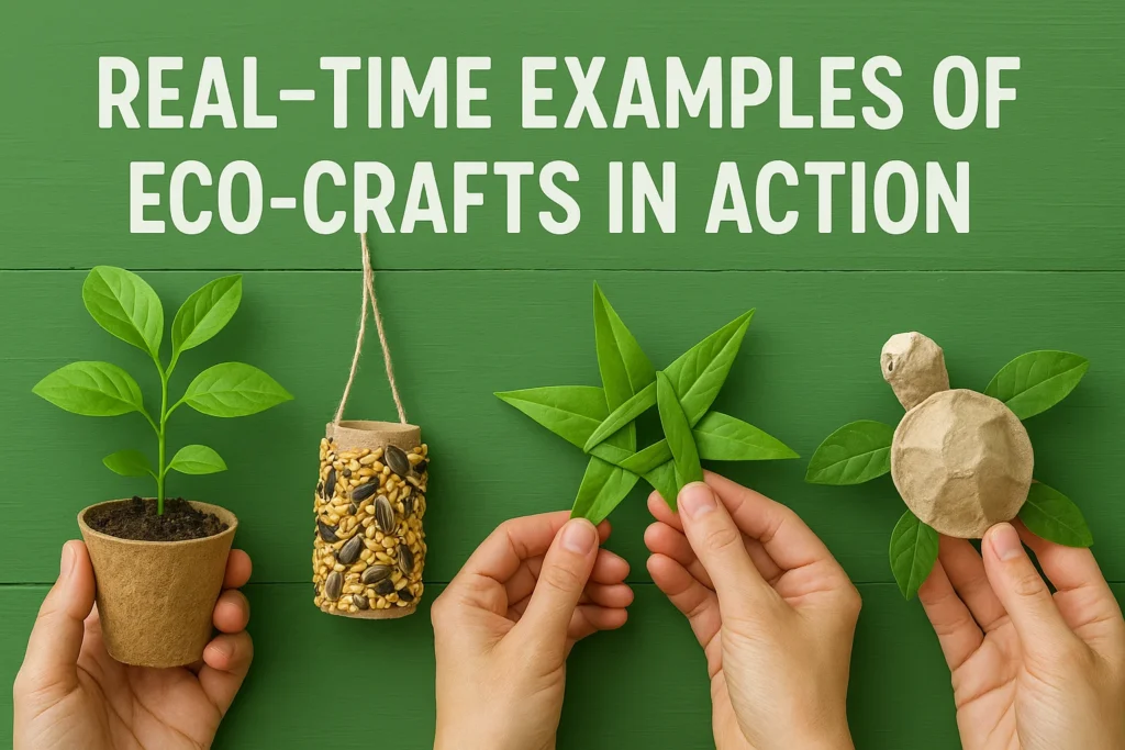 Real-Time Examples of Eco-Crafts in Action
