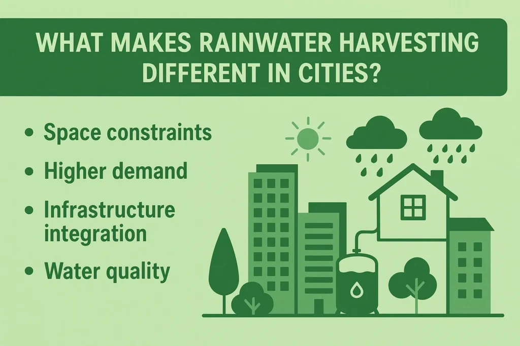 What Makes Rainwater Harvesting Different in Cities?