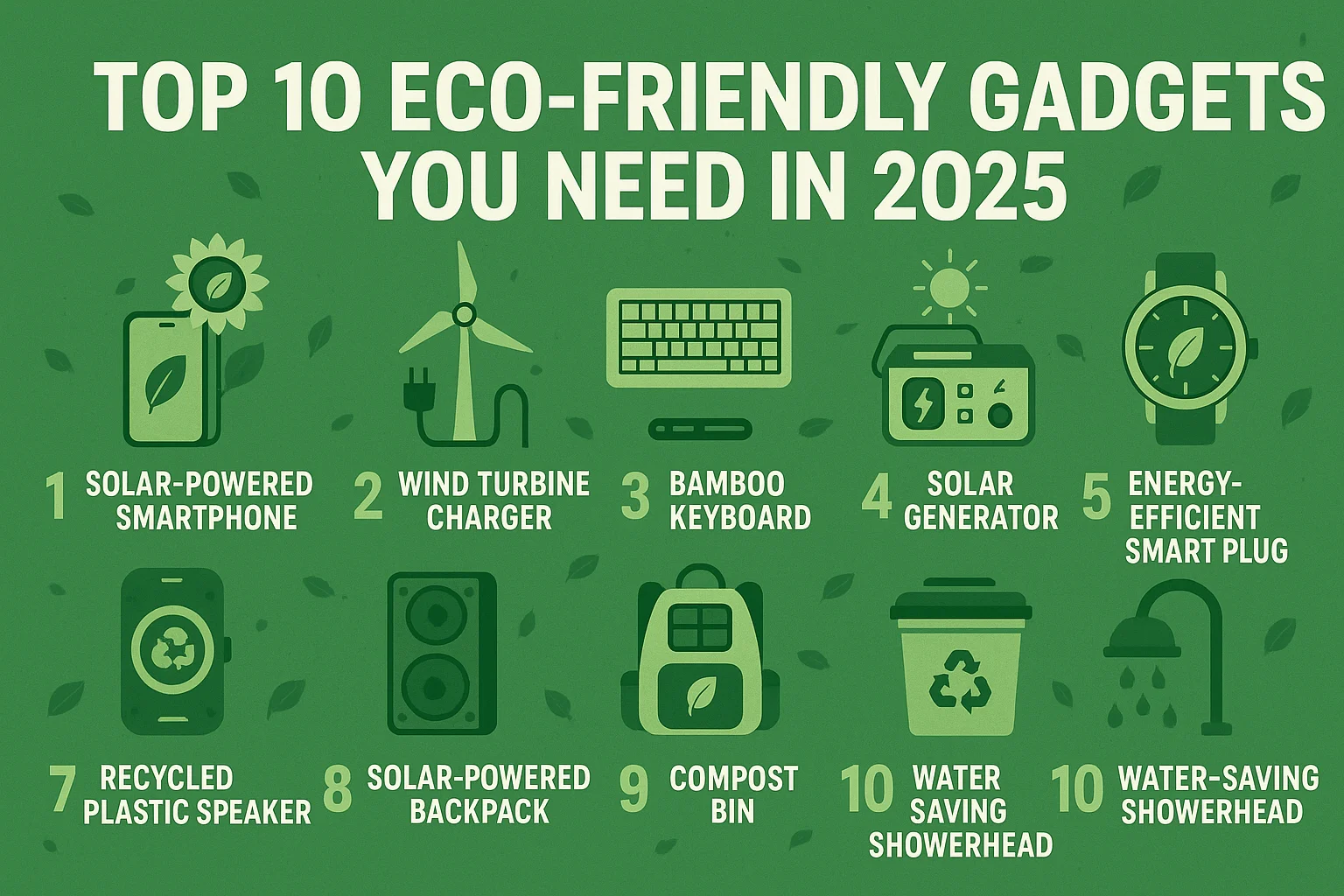 Top 10 Eco-Friendly Gadgets You Need in 2025