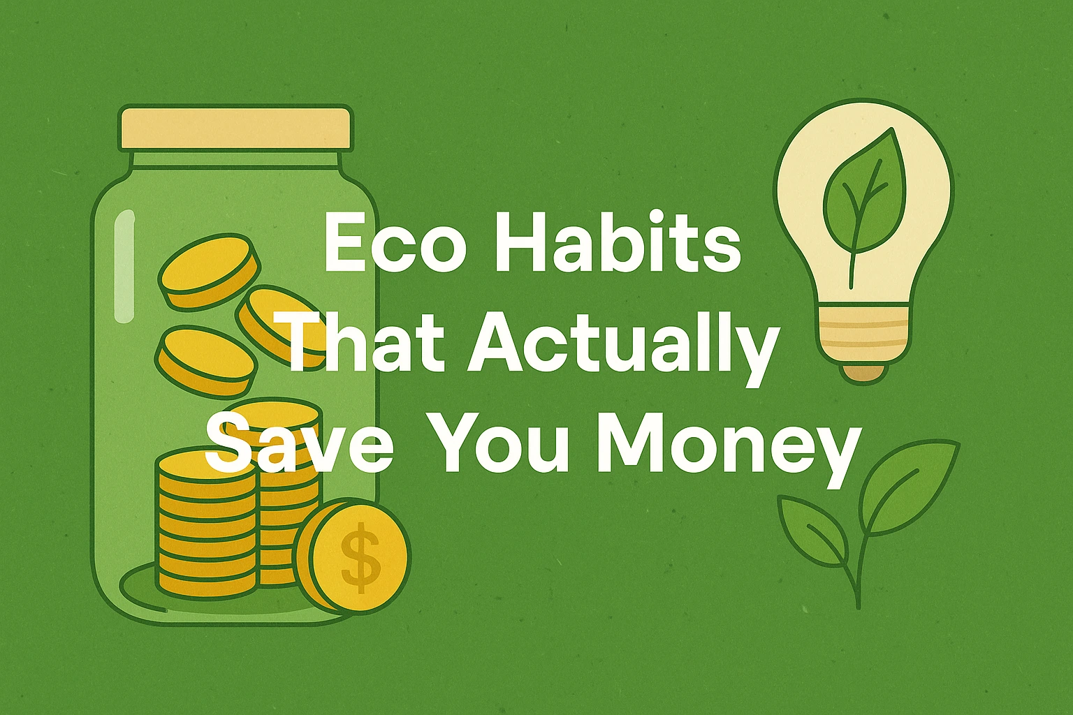 Eco Habits That Actually Save You Money