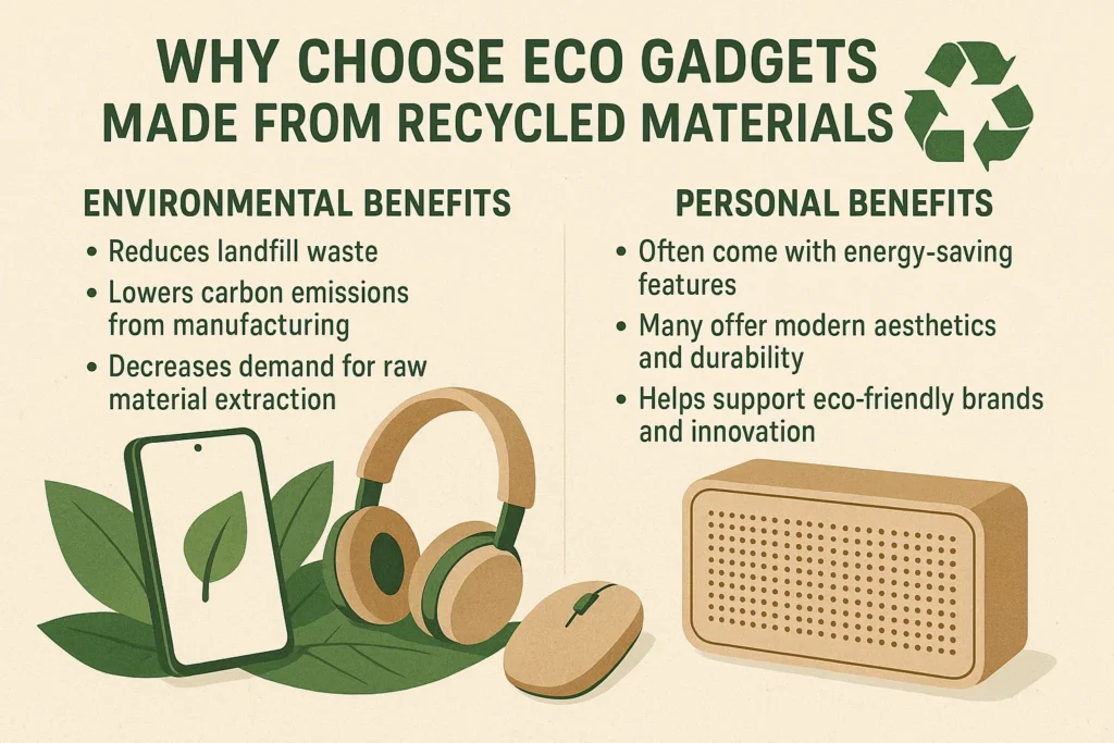 Why Choose Eco Gadgets Made from Recycled Materials?