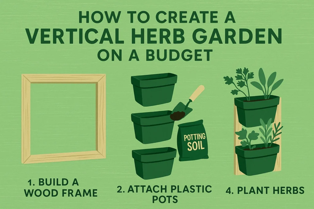 How to Create a Vertical Herb Garden on a Budget