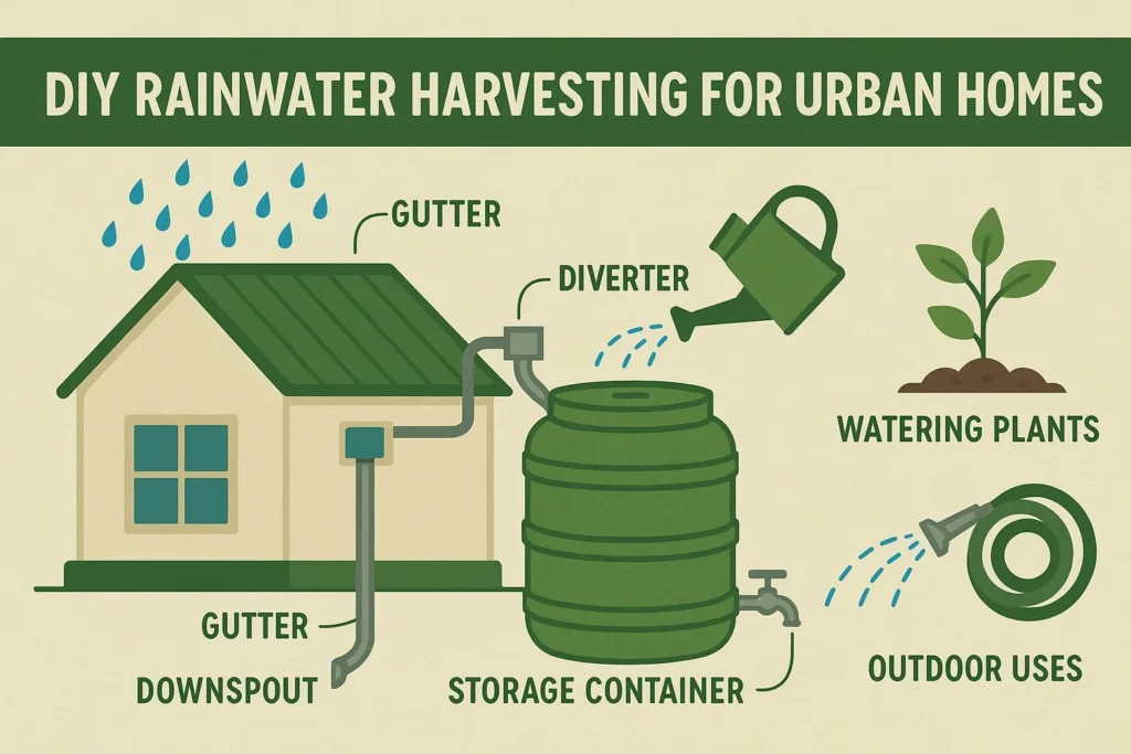 DIY Rainwater Harvesting for Urban Homes